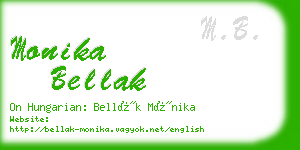 monika bellak business card